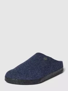 Тапочки из смесовой шерсти модель "Церматт" Birkenstock, темно-синий