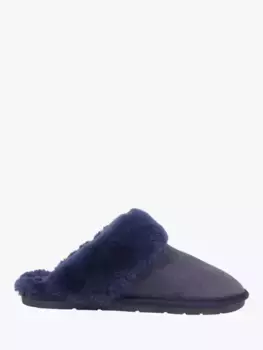 Тапочки Jones Bootmaker Bella-Rose Sheepskin Mule, темно-синий