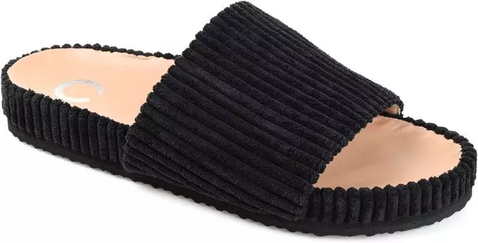 Тапочки Journee Collection Aveline, черный