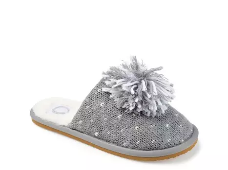 Тапочки Journee Collection Stardust, серый