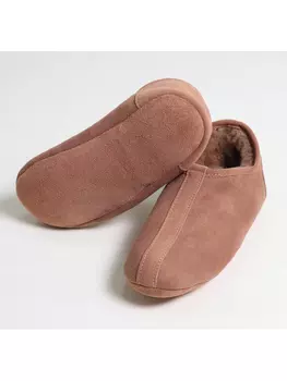 Тапочки Kaiser Naturfellprodukte Lammfell Harlekin, светло-коричневый