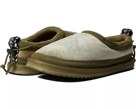 Тапочки Kappa Authentic Mule 4, цвет Green Olive/Black