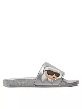 Тапочки Karl Lagerfeld, серебряный