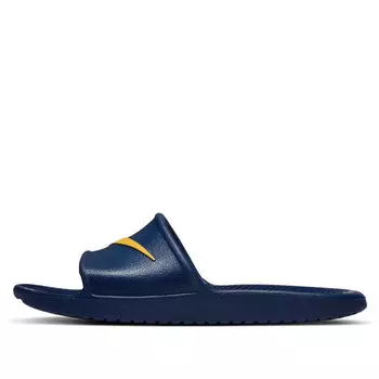 Тапочки kawa fashion blue yellow slippers 'blue yellow' Nike, синий