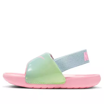 Тапочки kawa se pink/blue/green Nike, розовый