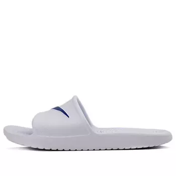 Тапочки kawa shower 'white' Nike, белый