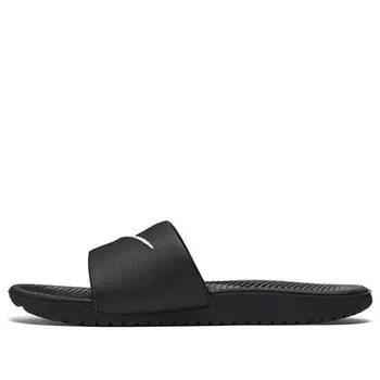 Тапочки kawa slide 'black' Nike, черный