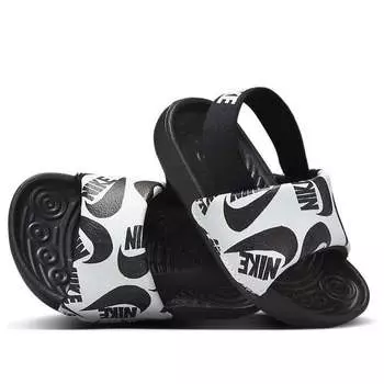 Тапочки kawa slide se jdi slide white/black Nike, белый