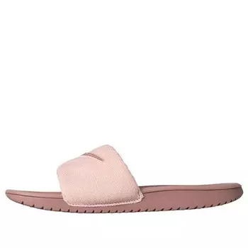 Тапочки kawa slide se 'rust pink' Nike, розовый