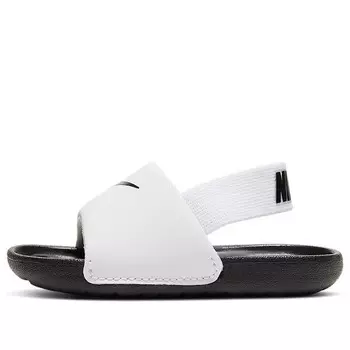 Тапочки kawa slide 'white' Nike, черный