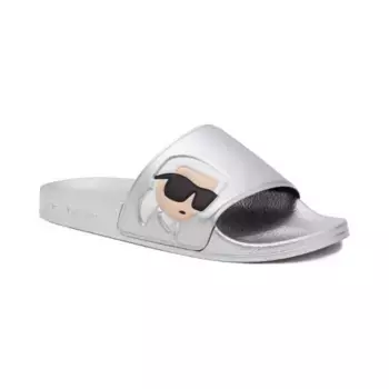 Тапочки кондо Karl Lagerfeld, серебряный