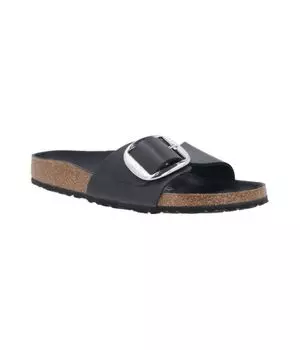 Тапочки кожаные Birkenstock Madrid, черный