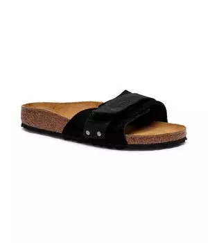 Тапочки кожаные Birkenstock Oita, черный
