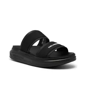 Тапочки кожаные Karl Lagerfeld Kapri мужские, черный