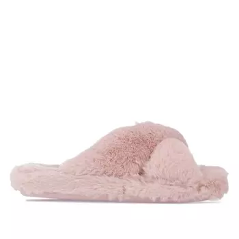 Тапочки-Кроссоверы lopply из искусственного меха в старинном стиле Ted Baker, розовый