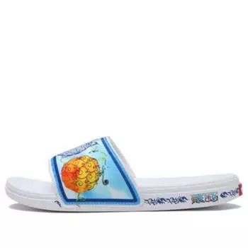 Тапочки la costa slide-on x one piece white Vans, белый