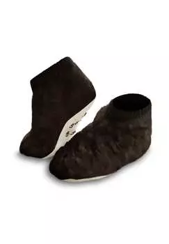 Тапочки-Лапы с прессом Normani, коричневый