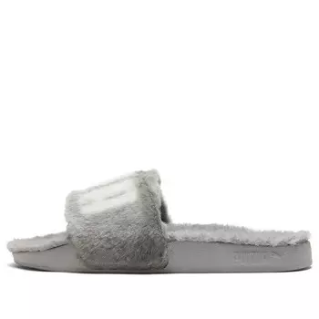 Тапочки leadcat 2.0 fuzz 'gray white' Puma, серый