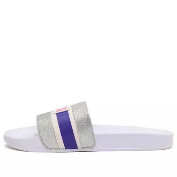 Тапочки leadcat ftr slides '90s pop - glittered white' Puma, белый