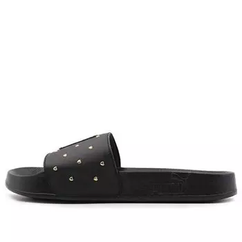 Тапочки leadcat studs slide black Puma, черный