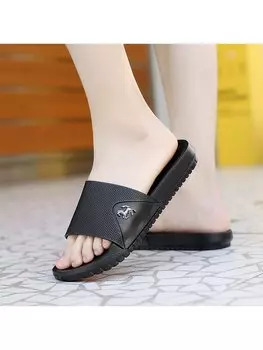 Тапочки летние мужские, черный