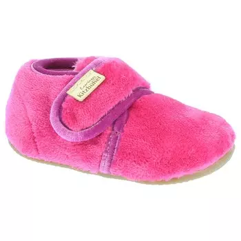 Тапочки Living Kitzbhel Baby's Klettschuh Samt Unifarben, розовый