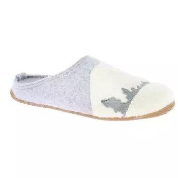 Тапочки Living Kitzbhel Pantoffel Skifahrer, цвет Light Grey