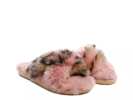 Тапочки London Rag Cosy, светло-розовый / коричневый