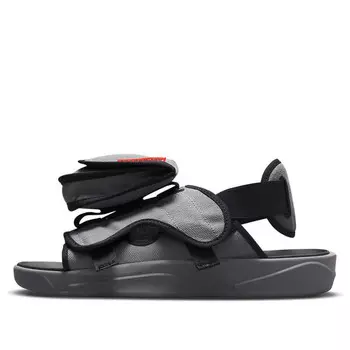 Тапочки ls slide 'smoke grey' Air Jordan, черный