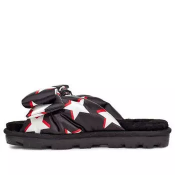 Тапочки lushette puffer 'black stars' Ugg, черный