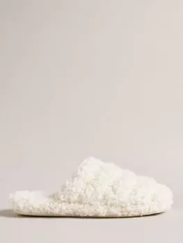 Тапочки Luvdey Borg из искусственного меха Mullr Ted Baker, натуральный крем