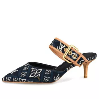 Тапочки lv since 1854 sofia flat heels 'navy' Louis Vuitton, синий
