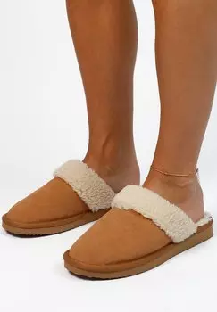 Тапочки Manfield, цвет cognac