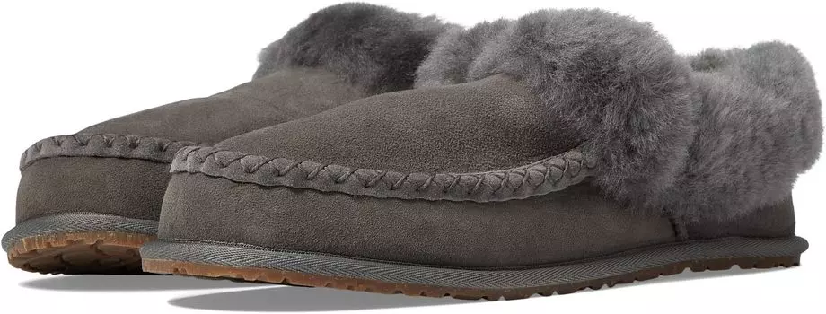 Тапочки Manitobah Mukluks Cabin Clog, цвет Charcoal/Charbon