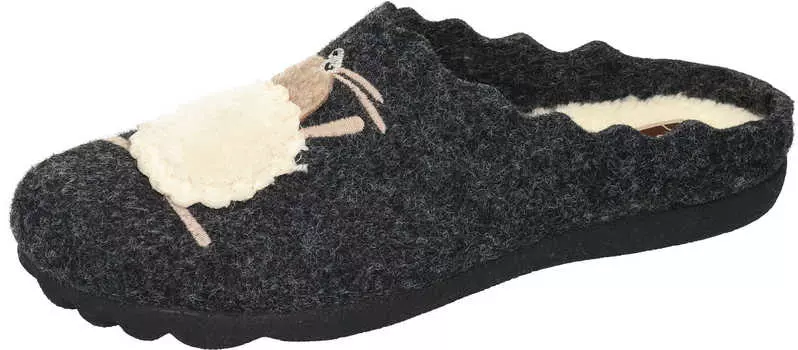 Тапочки Manitu Home Klassische, черный