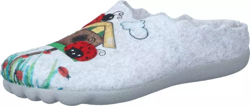 Тапочки Manitu Home Klassische, серый