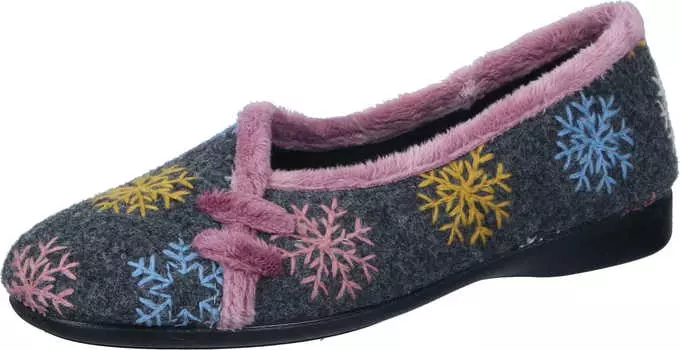 Тапочки Manitu Home Klassische, серый