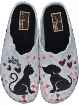 Тапочки Manitu-Home Klassische, серый