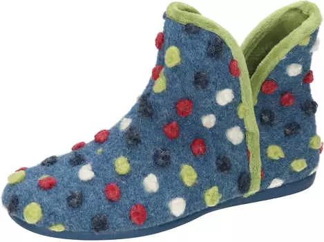 Тапочки Manitu Home Klassische, синий