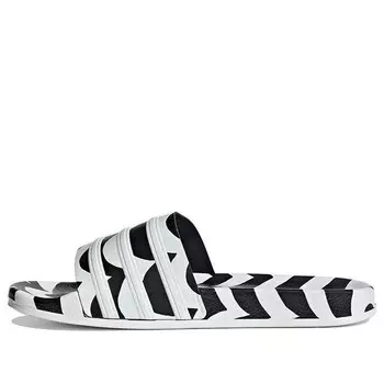 Тапочки marimekko x adilette slide 'laine wave' Adidas, черный