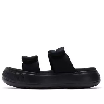 Тапочки mayu puffy slides 'black' Puma, черный