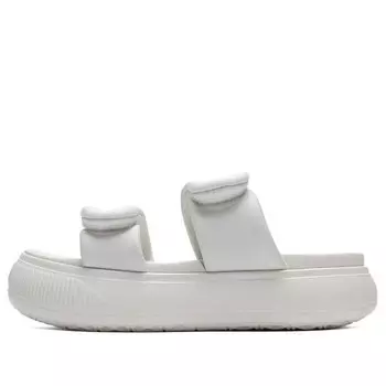 Тапочки mayu puffy slides 'warm white' Puma, белый