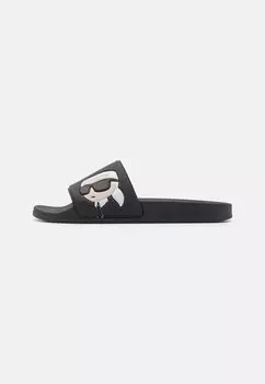 Тапочки MEN KONDO SLIDE KARL LAGERFELD, цвет black