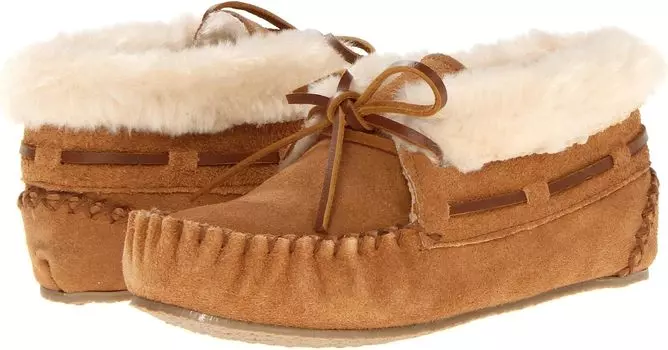 Тапочки Minnetonka Charley Bootie, цвет Cinnamon Suede