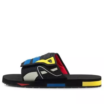 Тапочки mirage mox sandal 'black poppy red' Puma, черный