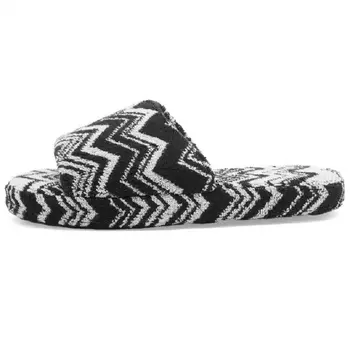 Тапочки Missoni Keith, черный/белый