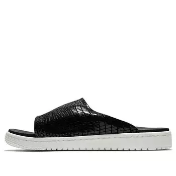 Тапочки modero 1 'black' Air Jordan, черный