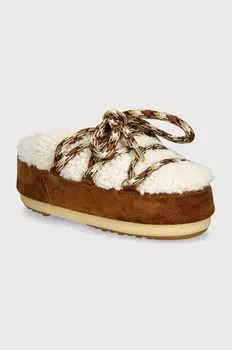 Тапочки Moon Boot MB MULE ИЗ ОВЧИНЫ, коричневый