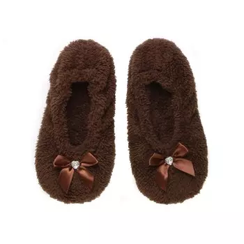 Тапочки мягкие Ajvani, коричневый