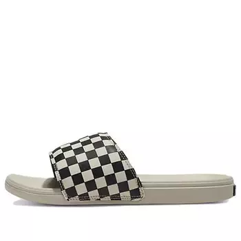Тапочки mte la costa checkerboard slides 'white black' Vans, белый